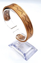 bracelet magnétique MJ 1066 ZIG ZAG